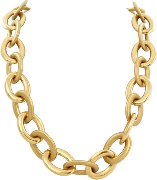 Roberto Coin Heavy necklace and bracelet in 18k yellow gold