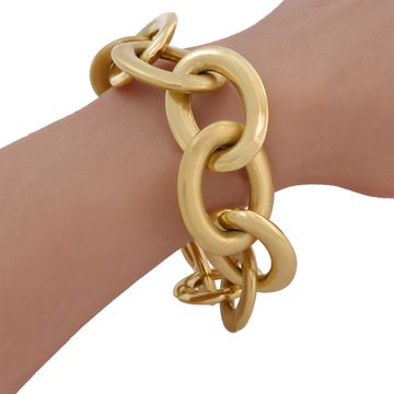 Roberto Coin Heavy necklace and bracelet in 18k yellow gold