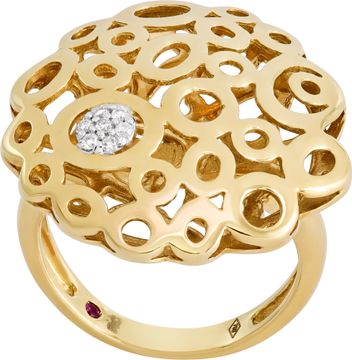 Roberto Coin Maresque collection ring in 18k yellwo gold woth diamonds Roberto Coin Maresque collection ring in 18k yellwo gold wIth diamonds Ring Collection