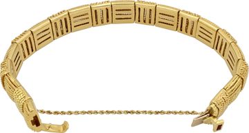Roberto Coin Opera Collection 18k yellow gold bracelet