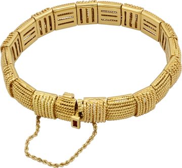 Roberto Coin Opera Collection 18k yellow gold bracelet