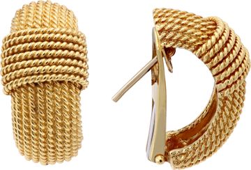 Roberto Coin Opera Collection 18k yellow gold earrings
