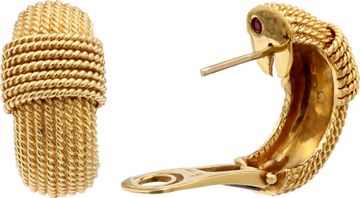 Roberto Coin Opera Collection 18k yellow gold earrings