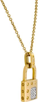 Roberto Coin ¿Pois Moi¿ lock pendant in 18k yellow gold