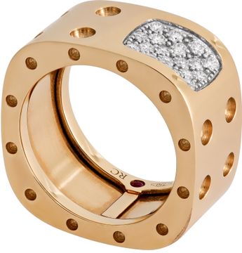 Roberto Coin Pois Moi 18k Rose Gold With Diamonds