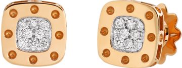 Roberto Coin Pois Mois 18k yellow gold earrings with diamonds