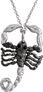 Roberto Coin Scorpion necklace in 18k white gold