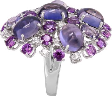 Roberto Coin Shanghai collection ring in 18k white gold