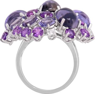 Roberto Coin Shanghai collection ring in 18k white gold