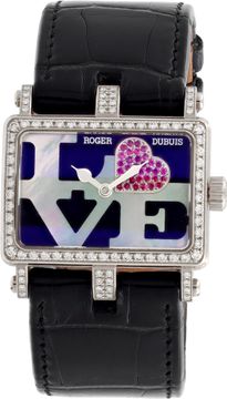 Roger Dubuis Too Much T22 86 0-SD N91R/LO 18k White Gold 30mm Quartz watch