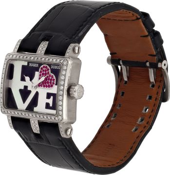 Roger Dubuis Too Much T22 86 0-SD N91R/LO 18k White Gold 30mm Quartz watch