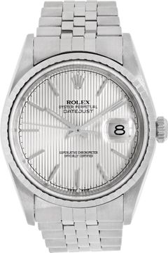 Rolex Datejust in Stainless Steel Ref-16220 Rolex 36mm 16220 Mens Watch Collection