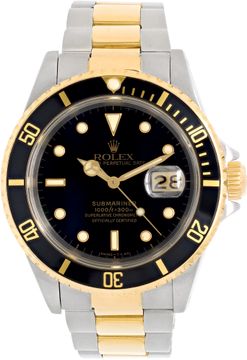 Rolex 16613 18k & steel 40mm auto watch