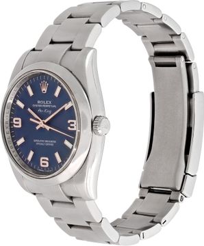 Rolex Air King 114200 Stainless Steel Blue dial 34mm Automatic watch