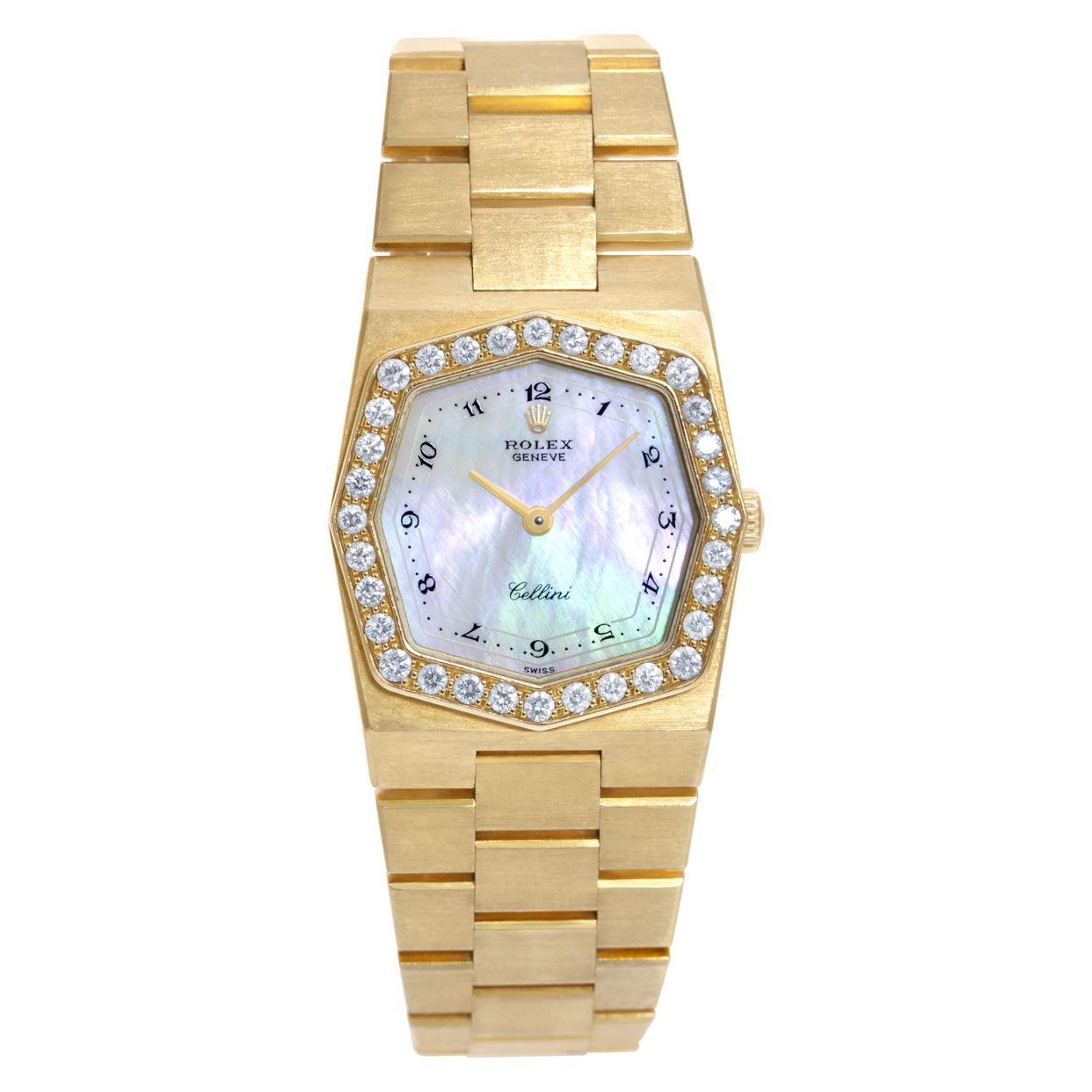 Preowned Rolex Cellini 4661 18k Mother of Pearl dial 25mm