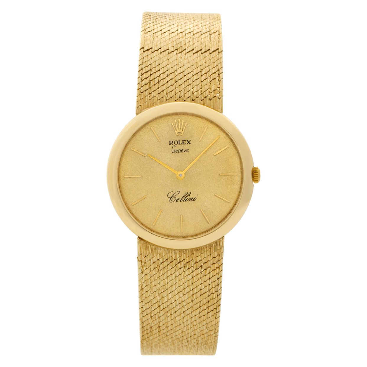 Pre-owned Rolex Cellini 14k yellow gold gold manual watch