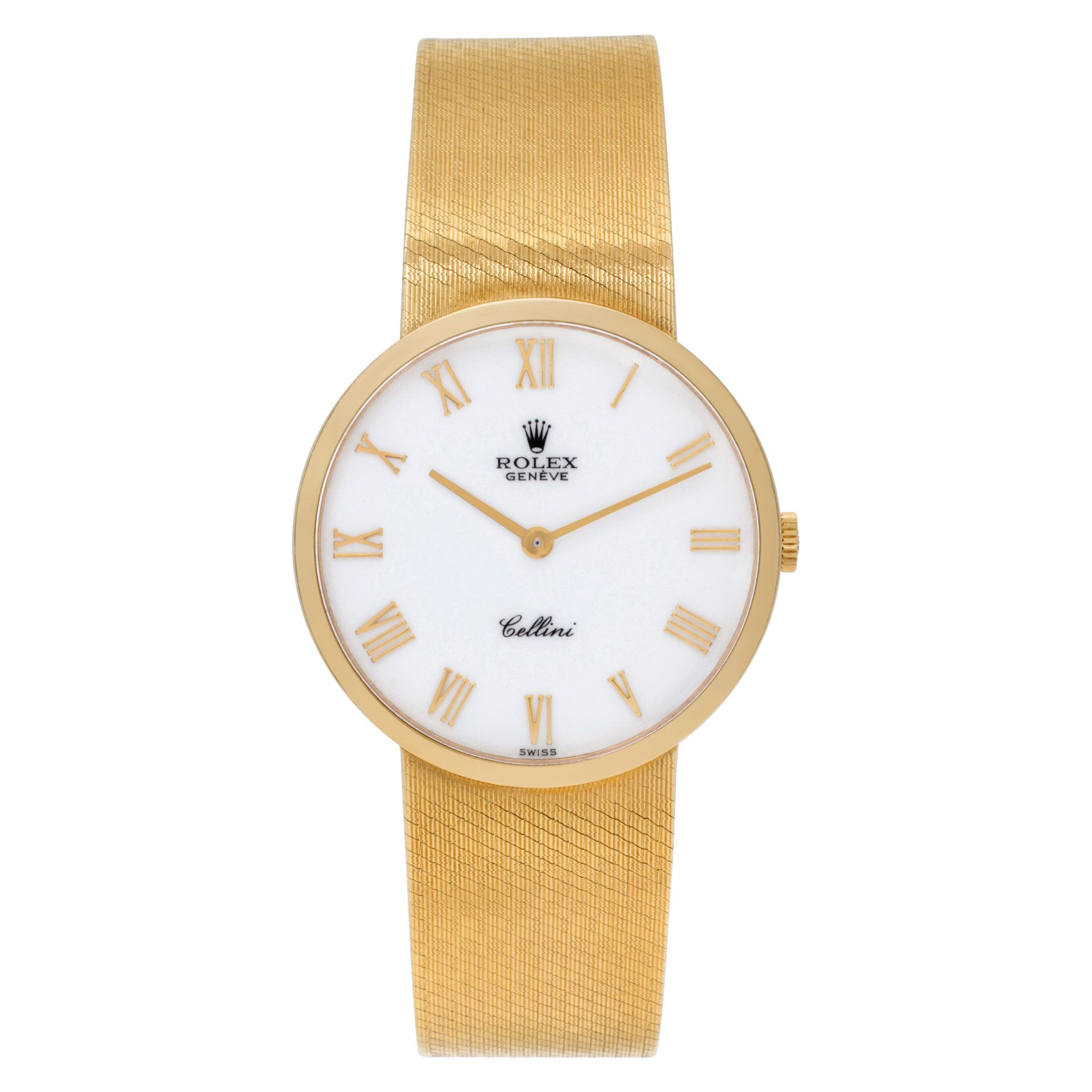 Used Rolex Cellini 4309 18k White dial 32mm Manual watch |