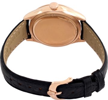 Rolex Cellini 50515 18k rose gold Black dial 39mm Automatic watch