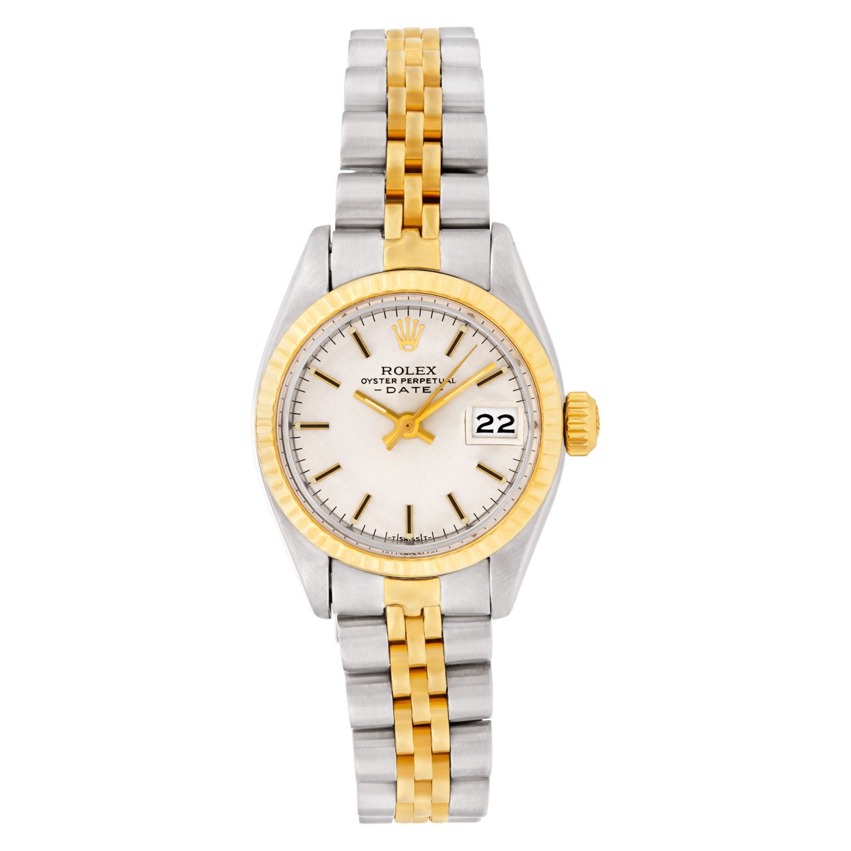 Pre-owned Rolex Date 6917 Stainless Steel 26mm W518503 | Gray & Sons