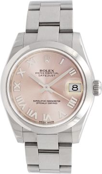 Rolex Date 178240 Stainless Steel Pink dial 31mm Automatic watch