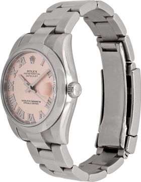 Rolex Date 178240 Stainless Steel Pink dial 31mm Automatic watch