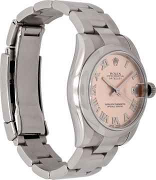 Rolex Date 178240 Stainless Steel Pink dial 31mm Automatic watch