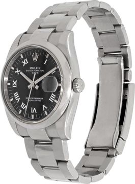 Rolex Date in stainless steel with an oyster bracelet