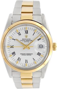 Rolex Date 15003 18k & steel 34mm auto watch Rolex Date 34mm 15003 Mens Watch Collection