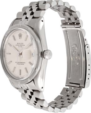 Rolex Date 15010 Stainless Steel Silver dial 34mm Automatic watch