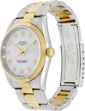Rolex Date "two-tone" in stainless steel and 18k yellow gold
