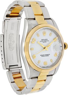 Rolex Date "two-tone" in stainless steel and 18k yellow gold