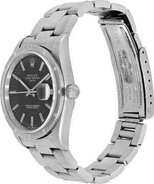 Rolex Date in stainless steel