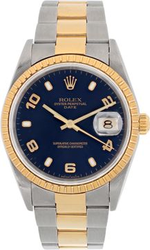 Rolex Date 15223 18k & steel 34mm auto watch Rolex Date 34mm 15223 Mens Watch Collection