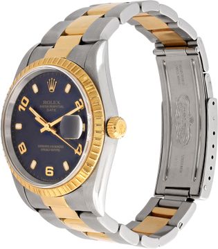 Rolex Date 15223 18k & steel 34mm auto watch