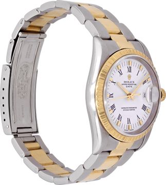 Rolex Date "Two-Tone" in stainless steel and 18k yellow gold
