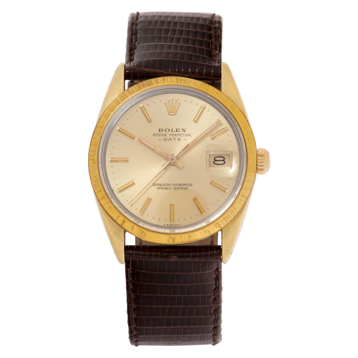 ROLEX ブラウン レザーベルト Rolex Oyster Standard ref 3351 Boy's Size circa 1941