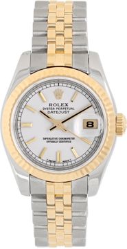 Rolex Datejust 179173 18k & steel 26mm auto watch