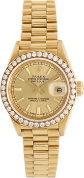 Rolex Datejust 69138 18k Yellow Gold 26mm auto watch