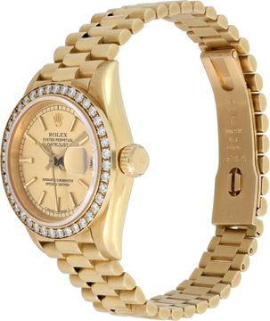 Rolex Datejust 69138 18k Yellow Gold 26mm auto watch