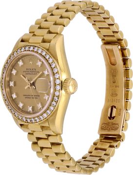 Rolex Datejust 69138 18k Yellow Gold Gold dial 26mm Automatic watch