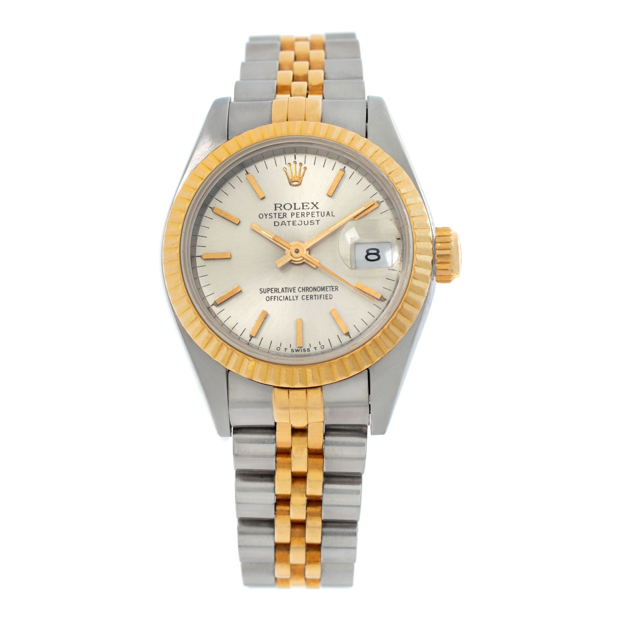 Used Rolex Datejust 69173 Stainless Steel Silver dial W527237