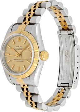 Rolex Datejust 69173 Stainless Steel Champagne dial 26mm Automatic watch