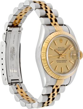 Rolex Datejust 69173 Stainless Steel Champagne dial 26mm Automatic watch