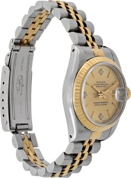 Rolex Datejust 69173 18k & steel 26mm auto watch