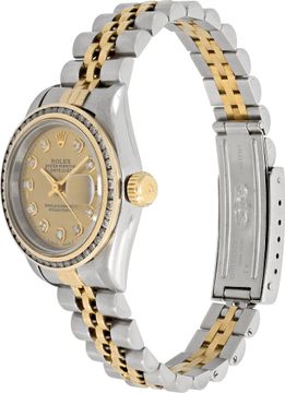 Rolex Datejust 69173 Stainless Steel Champagne dial 26mm Automatic watch