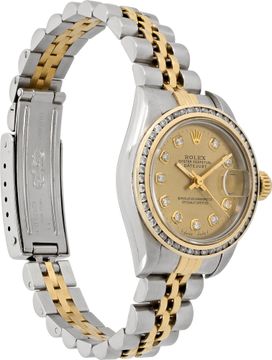 Rolex Datejust 69173 Stainless Steel Champagne dial 26mm Automatic watch