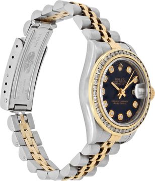 Rolex Datejust 69173 Stainless Steel Black dial 26mm Automatic watch