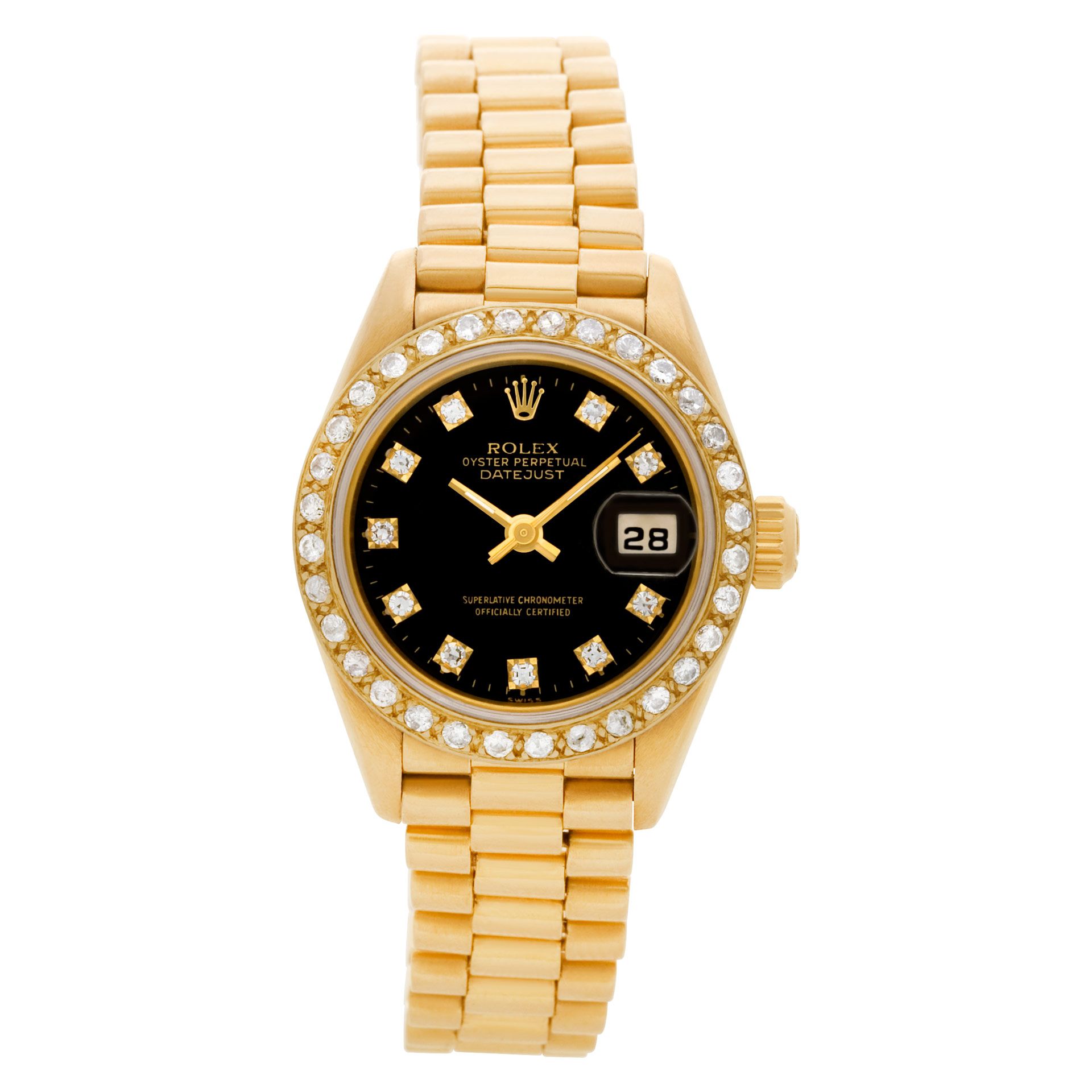 Pre-owned Rolex Datejust 69178 18k 32.5mm auto W519720 | Gray & Sons