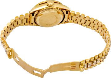 Rolex Ladies Datejust "President" in 18k yellow gold