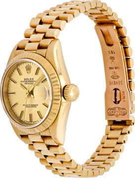 Rolex Ladies datejust "President"  in 18k yellow gold